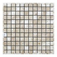 Мозаичная плитка мрамор Victoria Mix (23х23x6 мм) Полированная