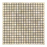 Мозаичная плитка мрамор Beige Mix (15x15x6 мм) Полированная