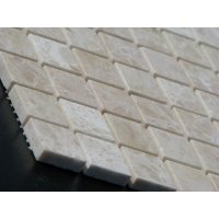 Мозаїчна плитка мармур Beige Mix (15x15x6 мм) Полірована
